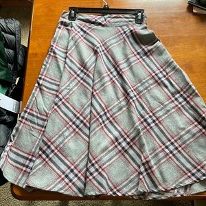 Unique Vintage plaid skirt